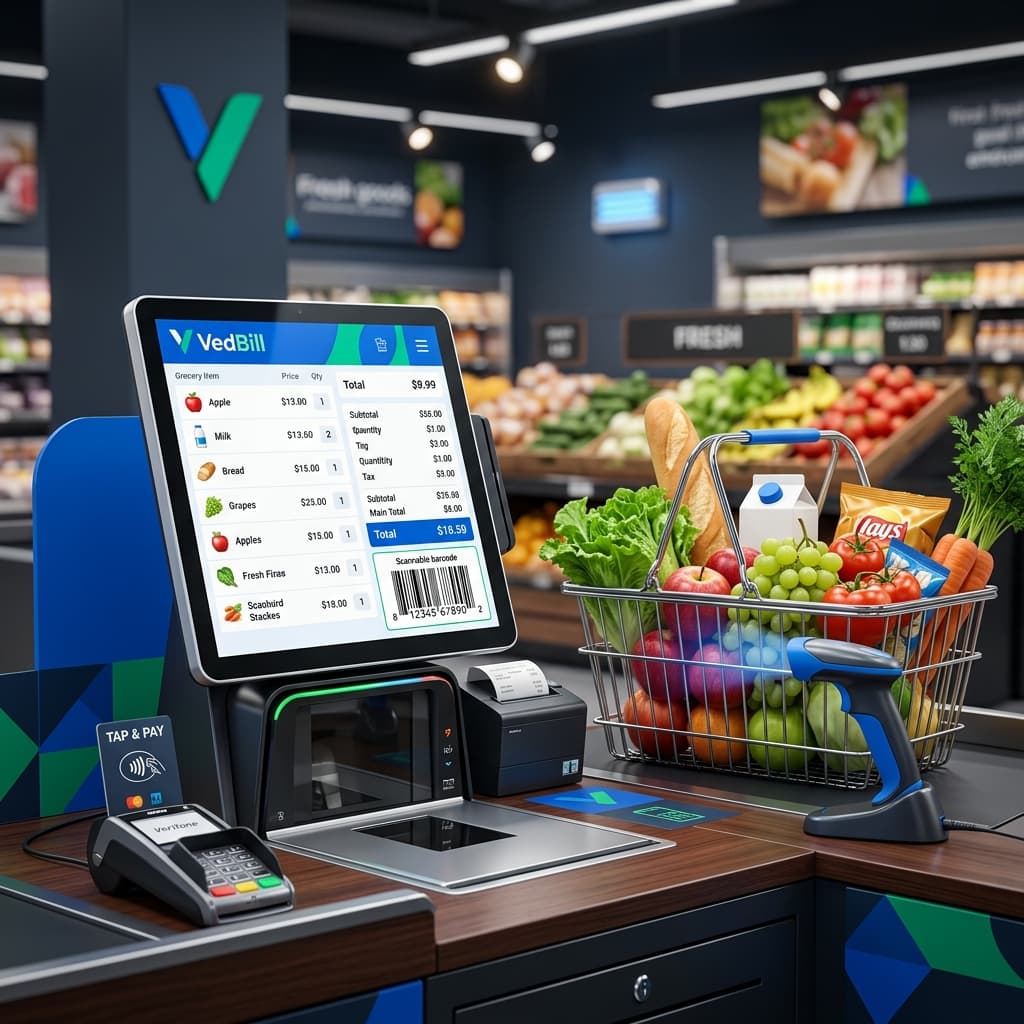 VedBill Supermarket Billing Interface